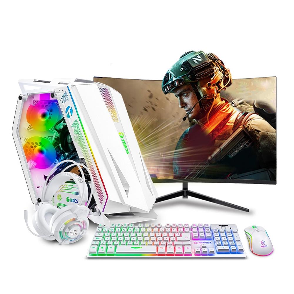 COMPUTADORA PC GAMER DRACO PINK PLUS RYZEN 7 5800XT 32GB 500GB 24" CURVO RTX5060 8GB MIPCLISTA - MI PC LISTA
