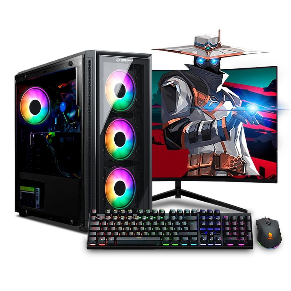 COMPUTADORA PC GAMER STORM RGB RYZEN 9 5900XT 32GB 1TB 24" CURVO RTX5050 8GB MIPCLISTA - MI PC LISTA