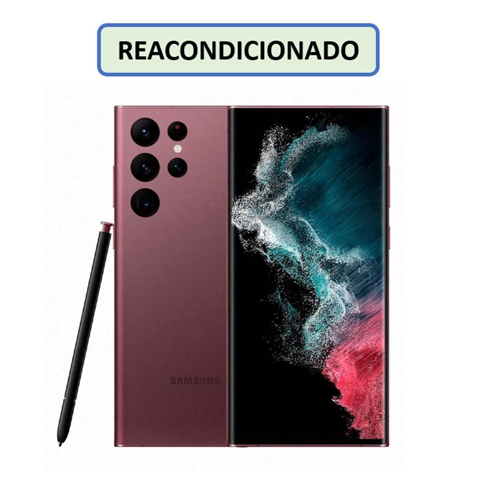 CELULAR SAMSUNG GALAXY S22 ULTRA 128GB 8GB BORGOÑA (REACONDICIONADO)