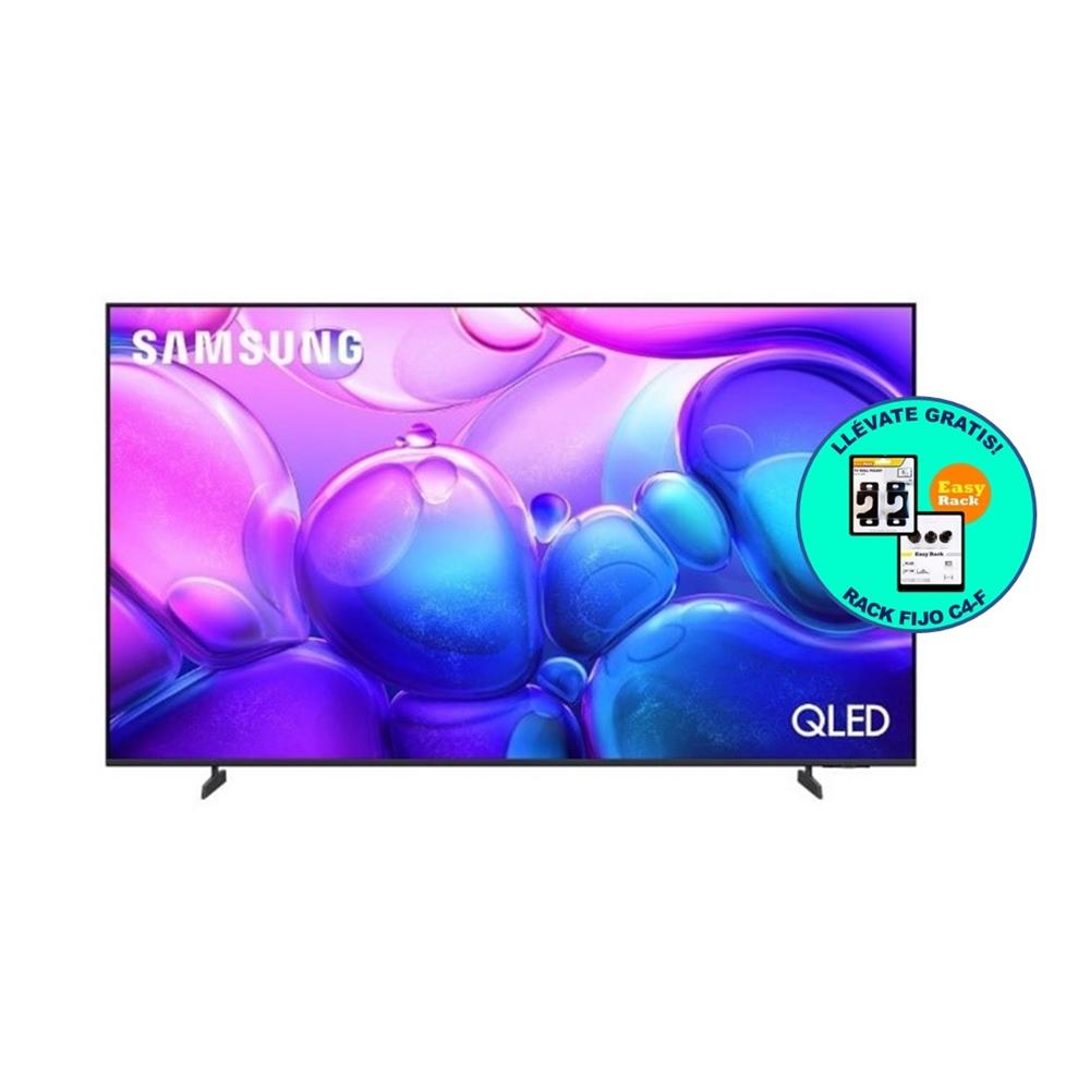 TELEVISOR SAMSUNG QLED 55" UHD 4K SMART TV QN55Q6FAAGXPE + RACK FIJO C4-F GRATIS