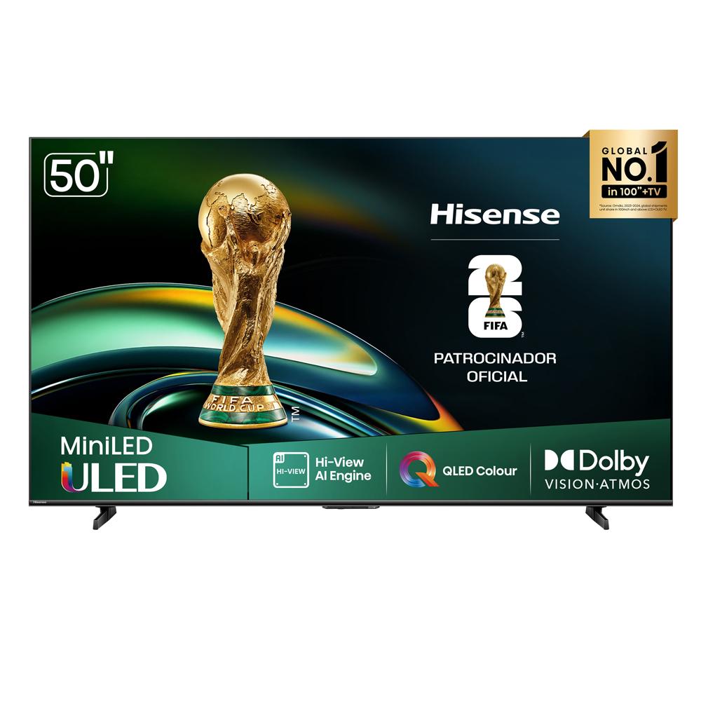 TELEVISOR HISENSE SMART TV 50" ULED MINILED 4K UHD 50U6QV VIDDA 2025