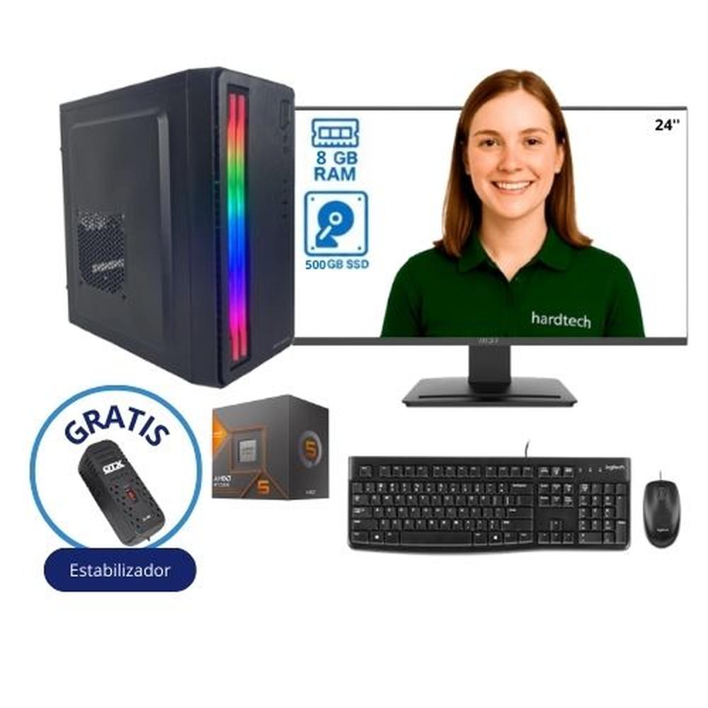 COMPUTADORA DE ESCRITORIO PROCESADOR RYZEN 5 8500G , 8GB RAM, SSD 500GB