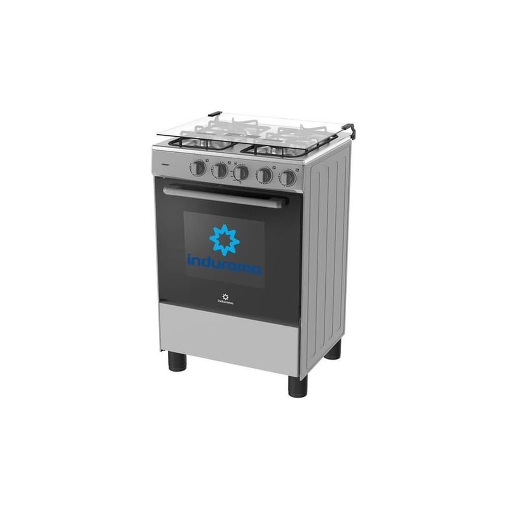 COCINA INDURAMA VERNET GRIS 4H + CONEXIÓN (VERNET)
