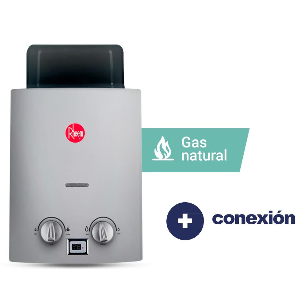 TERMA RHEEM GN 5.5 LT TIRO NATURAL + CONEXIÓN
