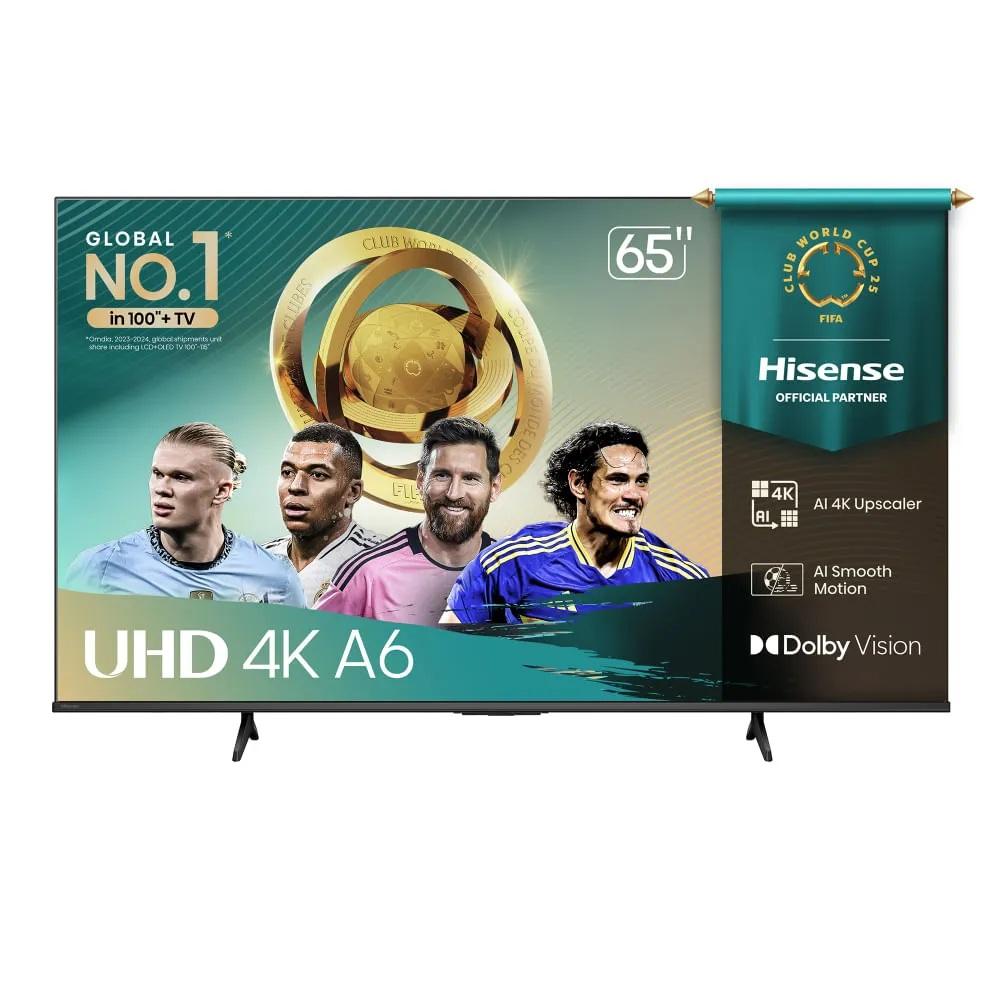 TELEVISOR HISENSE 65" UHD 4K VOICE CONTROL VIDAA 65A6NV MODELO 2025