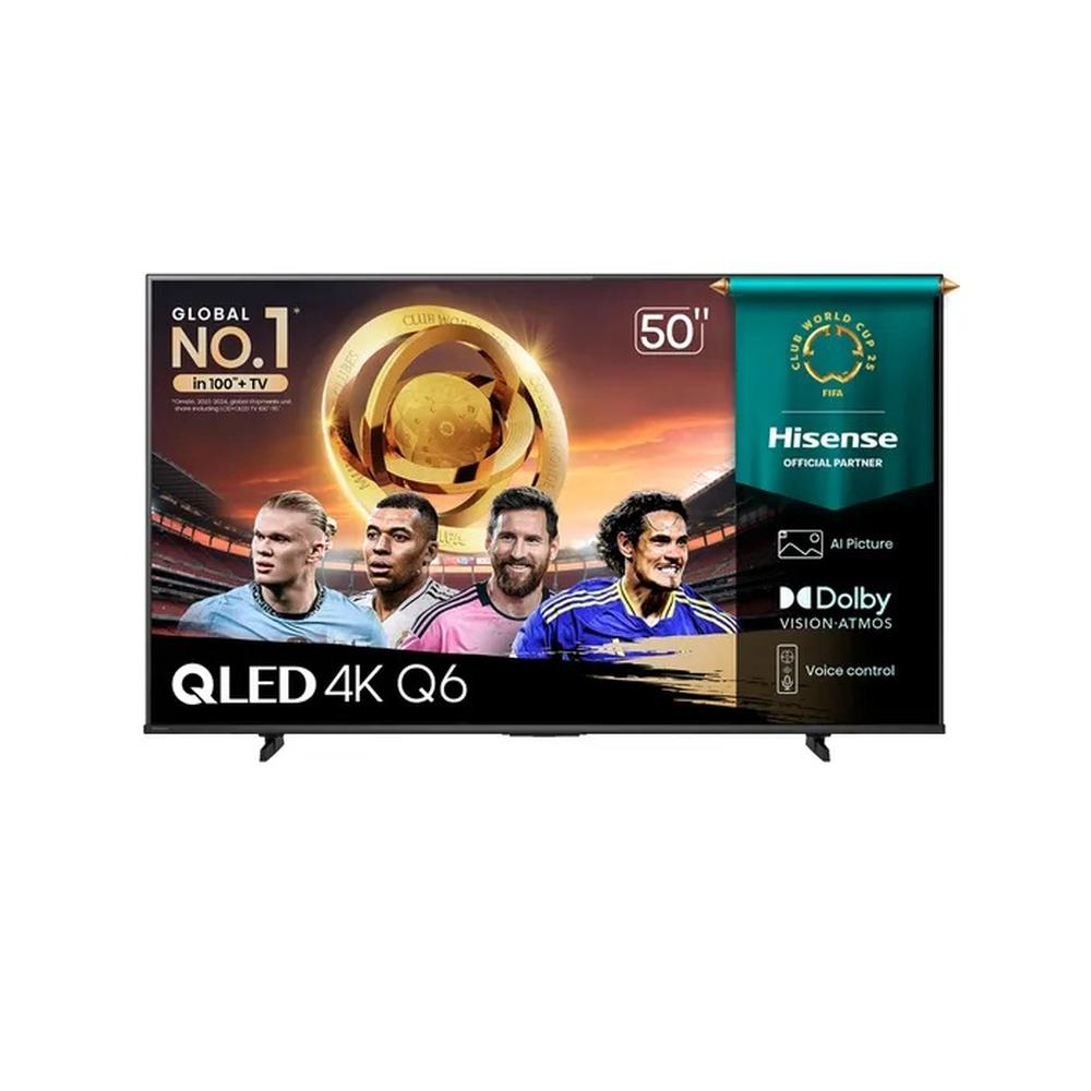 TELEVISOR HISENSE QLED 50" UHD SMART TV 50Q6QV VIDDA MODELO 2025