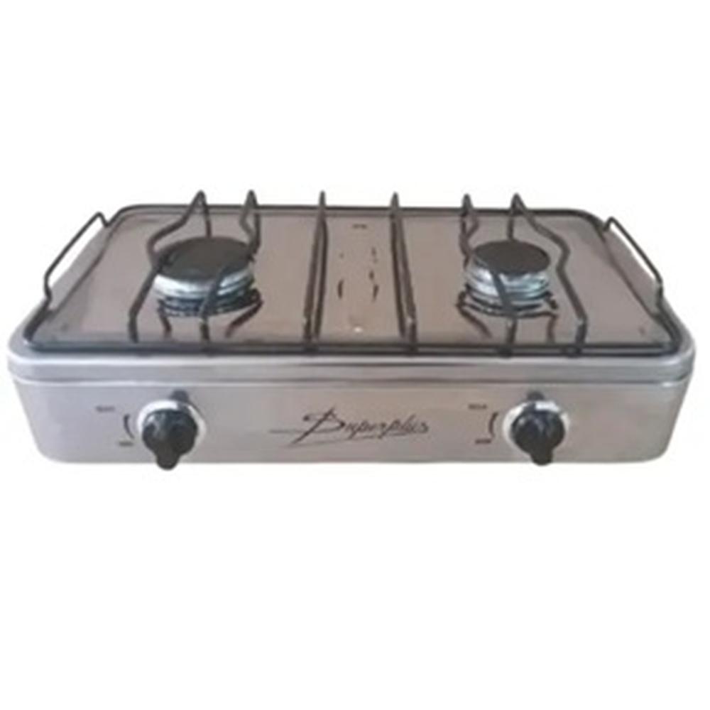 COCINA DE MESA 2 HORNILLAS "SUPERIOR", ACERO BRILLANTE 2 HORNILLAS FADIC,POTENCIA 1.95KW X 2 + CONEXIÓN