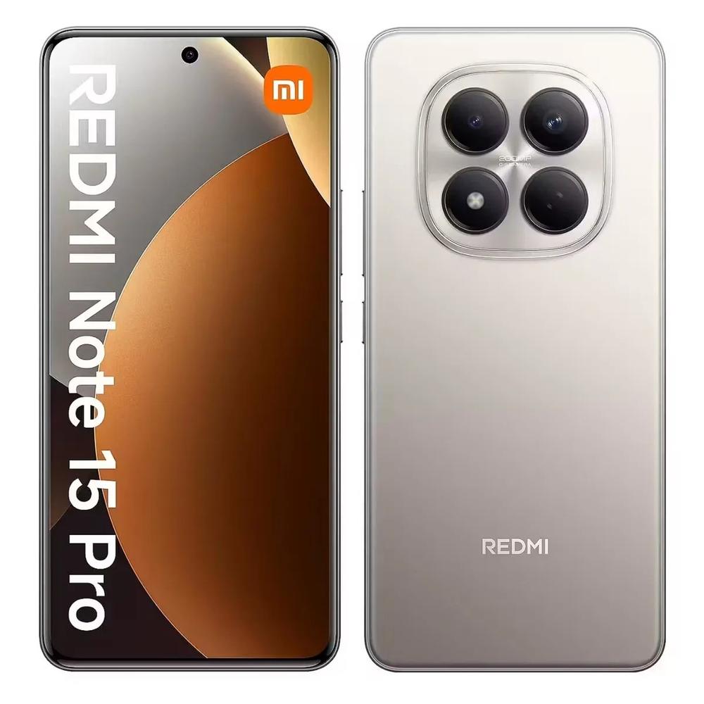 CELULAR XIAOMI REDMI NOTE 15 PRO 4G 8GB RAM 256GB 6.67" TITANIUM