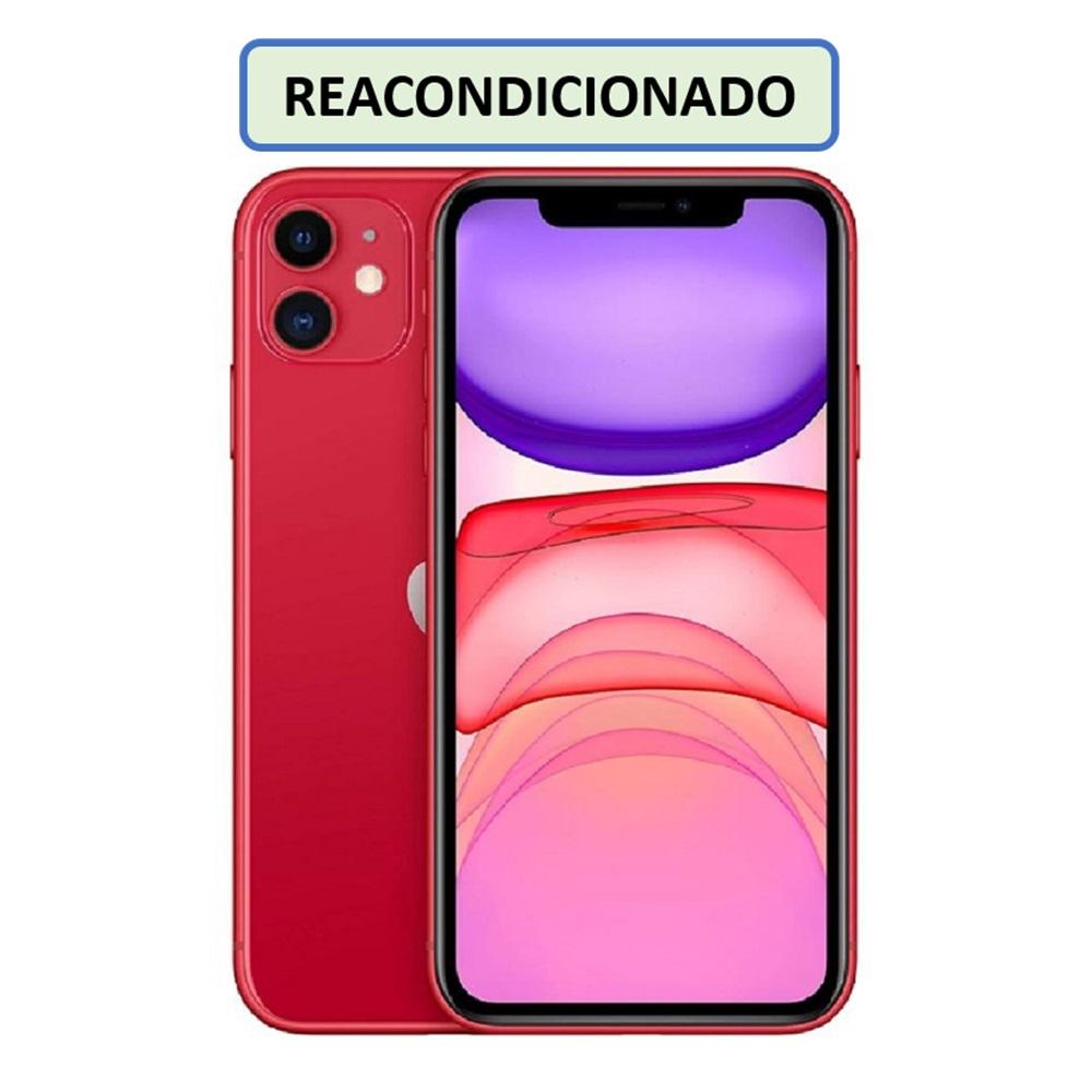 CELULAR APPLE IPHONE 11 128GB 4GB ROJO (REACONDICIONADO)