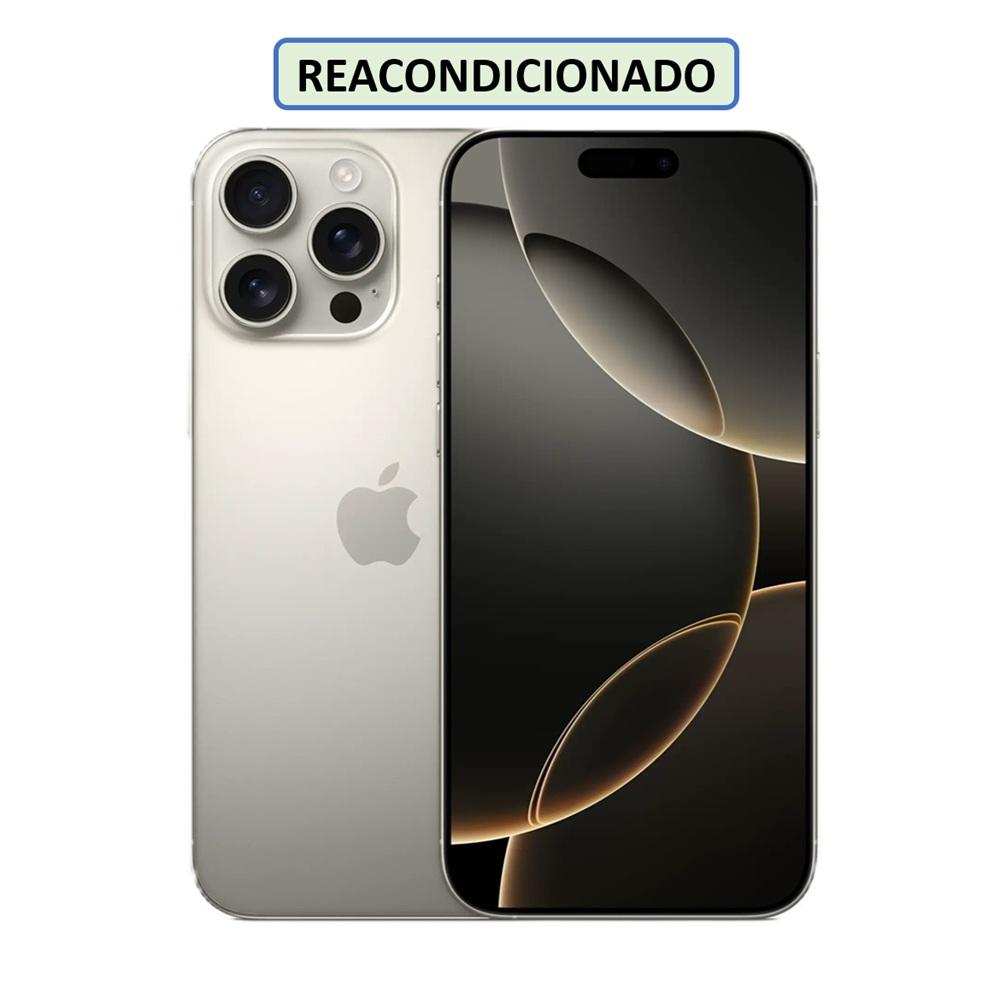 CELULAR APPLE IPHONE 16 PRO ESIM 256GB 8GB NATURAL-TITANIO (REACONDICIONADO)