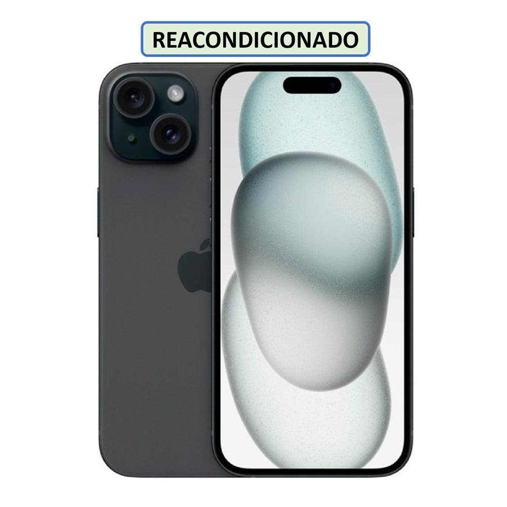 CELULAR IPHONE 15 ESIM 128GB 6GB NEGRO (REACONDICIONADO)