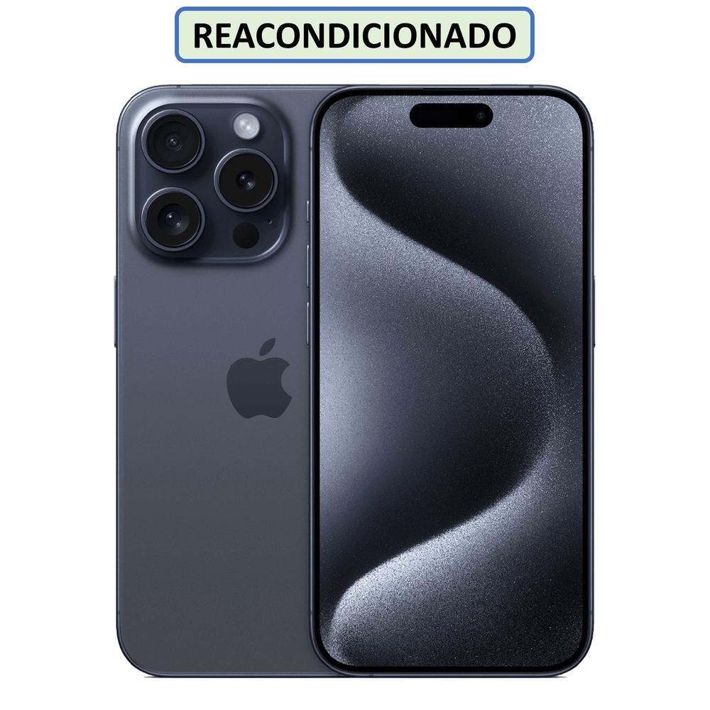CELULAR APPLE IPHONE 15 PRO ESIM 256GB 6GB AZULTITANIO (REACONDICIONADO)