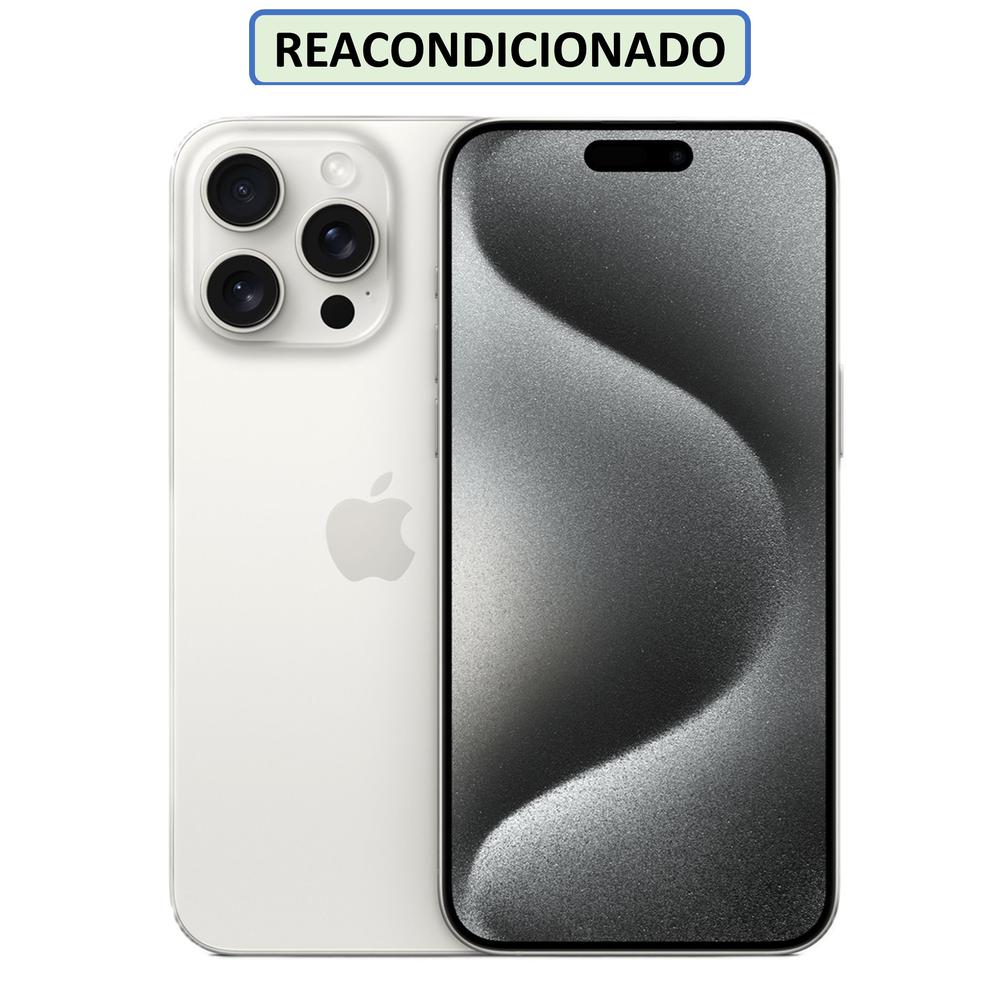 CELULAR IPHONE 15 PRO ESIM 128GB 6GB BLANCO (REACONDICIONADO)