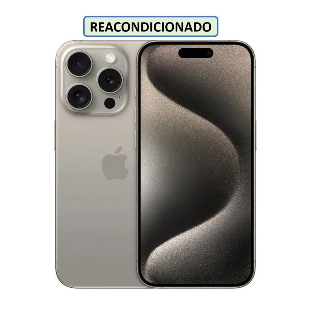 CELULAR IPHONE 15 PRO ESIM 128GB 6GB NATURAL-TITANIO (REACONDICIONADO)