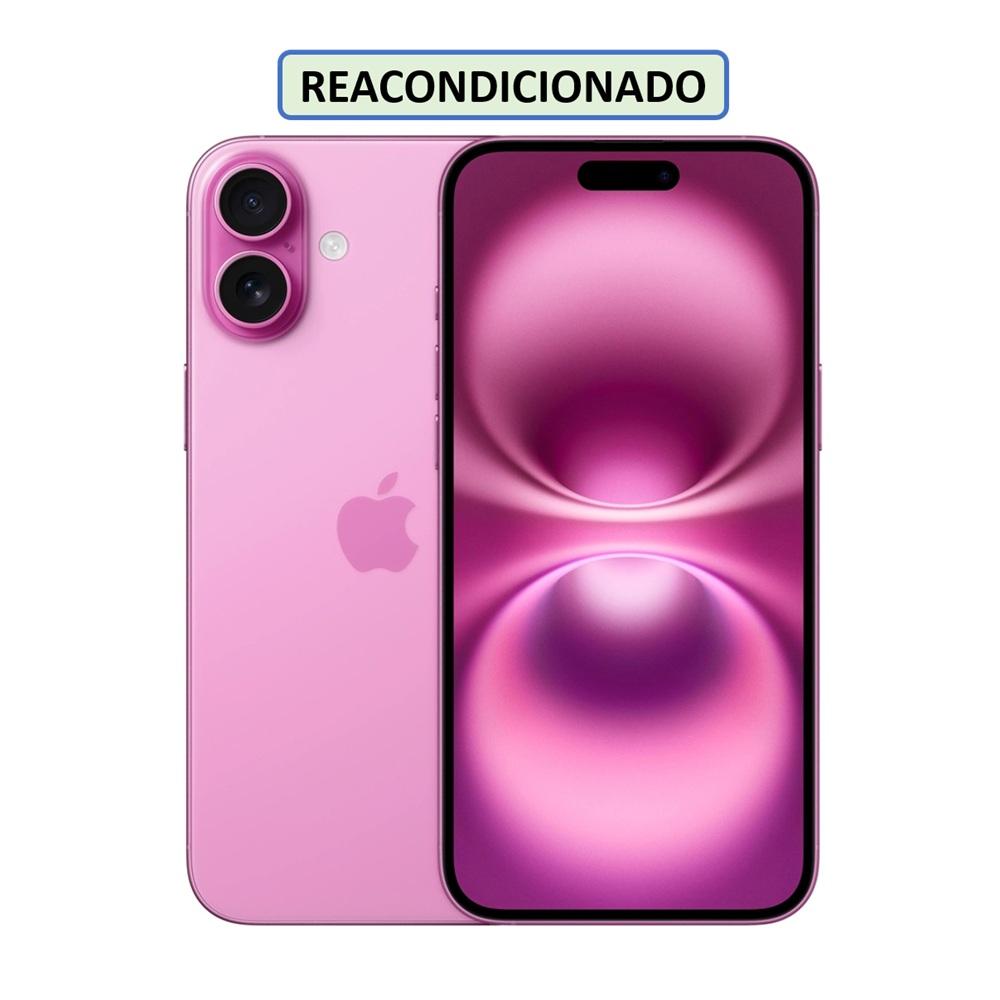 CELULAR APPLE IPHONE 16 ESIM 128GB 8GB ROSADO (REACONDICIONADO)