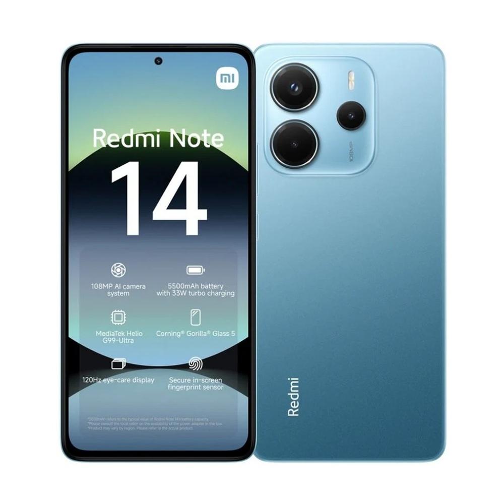 CELULAR XIAOMI REDMI NOTE 14 256GB 8GB AZUL