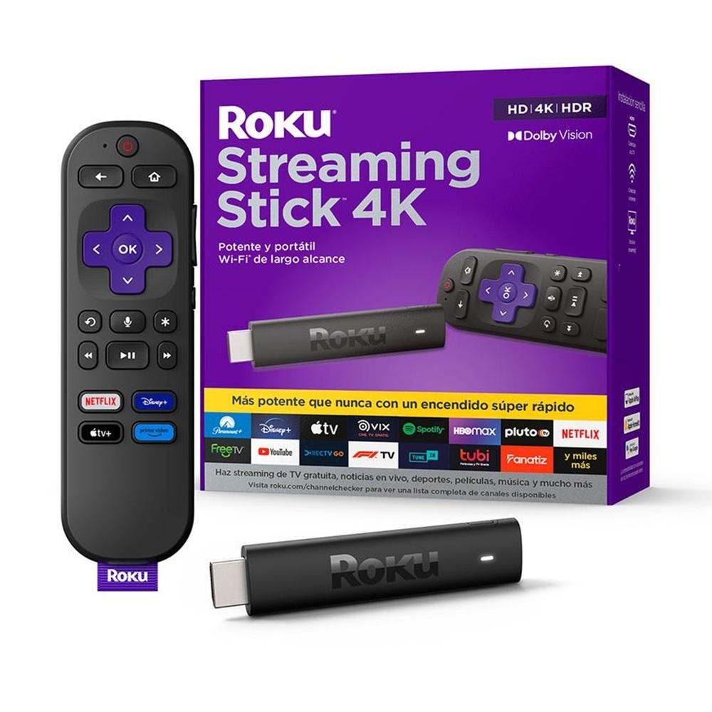 CONVERTIDOR SMART TV ROKU STREAMING STICK 4K