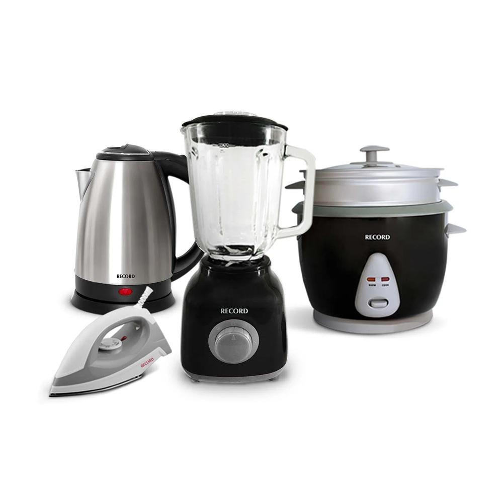 RECORD COMBO CAJA MÁGICA LICUADORA ARROCERA PLANCHA Y HERVI