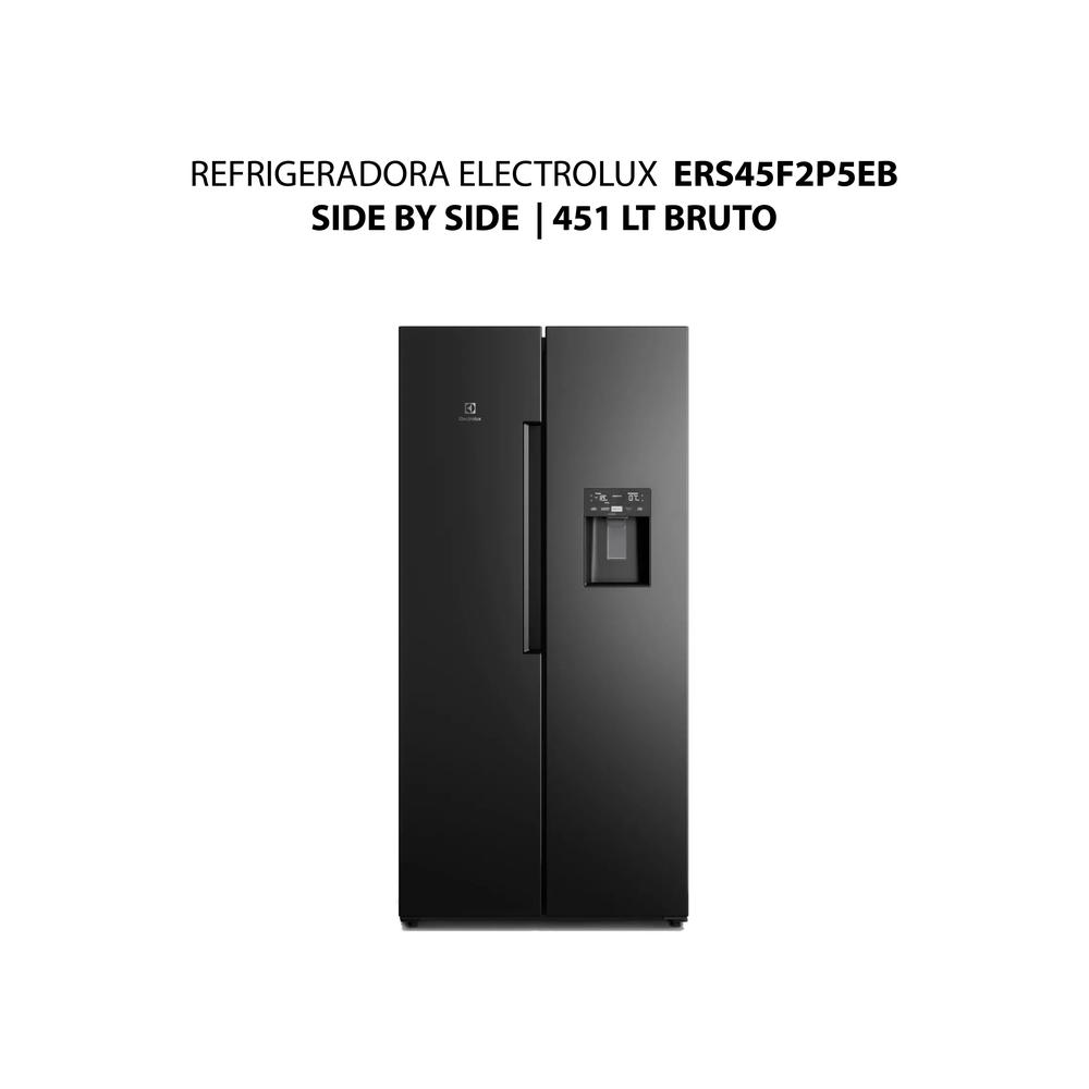 REFRIGERADORA ELECTROLUX ERS45F2P5EB - SIDE BY SIDE - 451 LT BRUTO