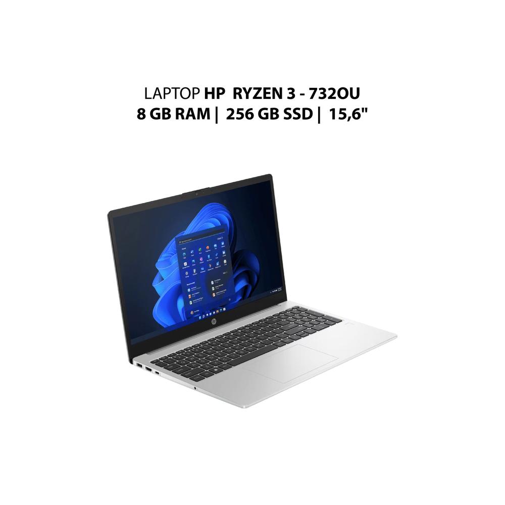 LAPTOP HP G10 - RYZEN 3 - 732OU - 8 GB RAM - 256 GB SSD - 15,6"