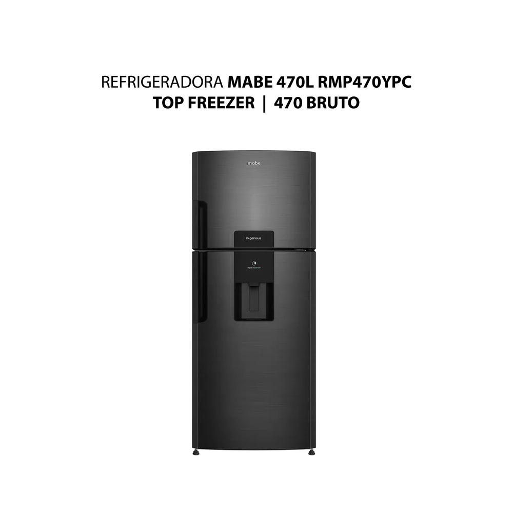 REFRIGERADORA MABE 470L RMP470YPC- TOP FREEZER - 470 BRUTO
