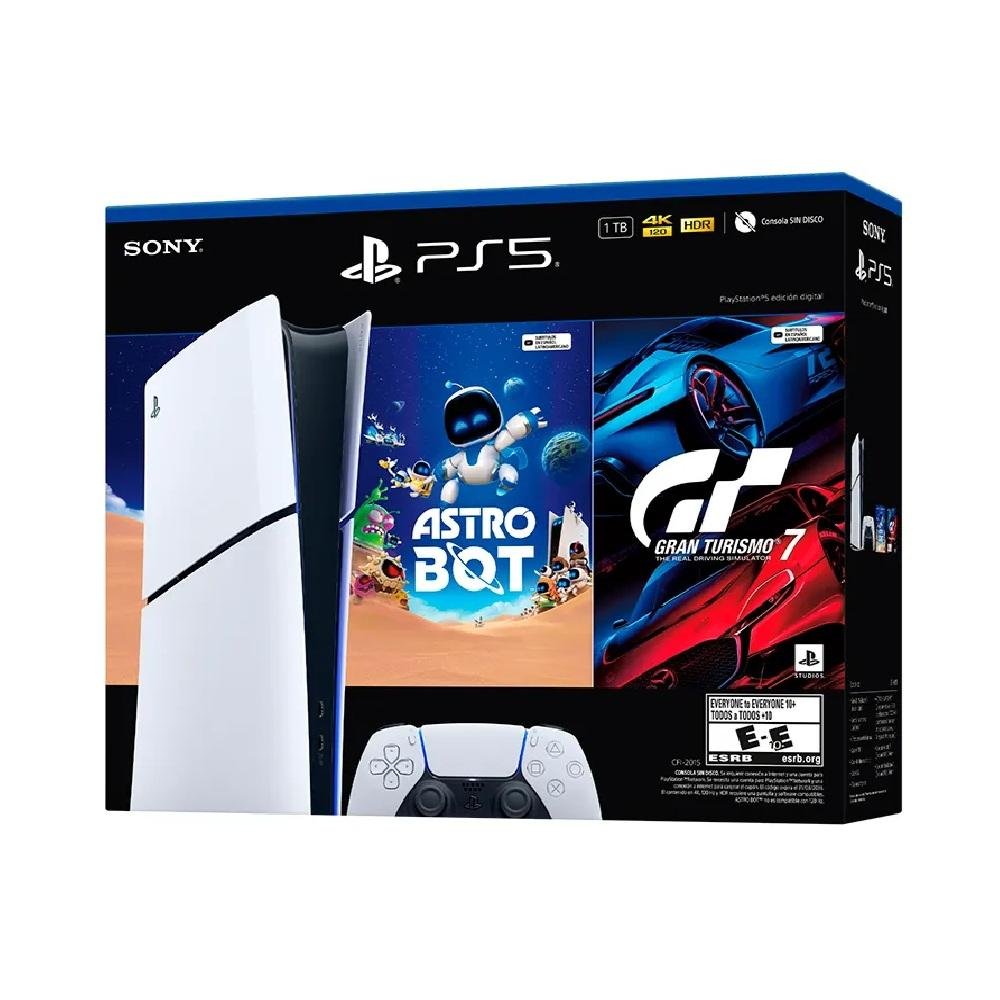 PLAYSTATION 5 CON JUEGOS PS5 ASTRO BOT + GRAN TURISMO 7