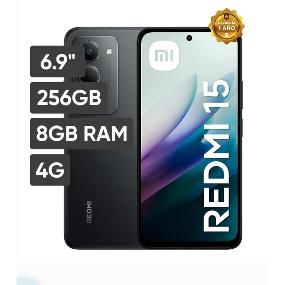 CELULAR XIAOMI REDMI 15C 8GB 256GB 6.9" - NEGRO