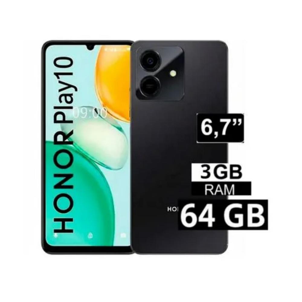 CELULAR HONOR PLAY 10 3+64GB (ELA-LX3) - MIDNIGHT BLACK