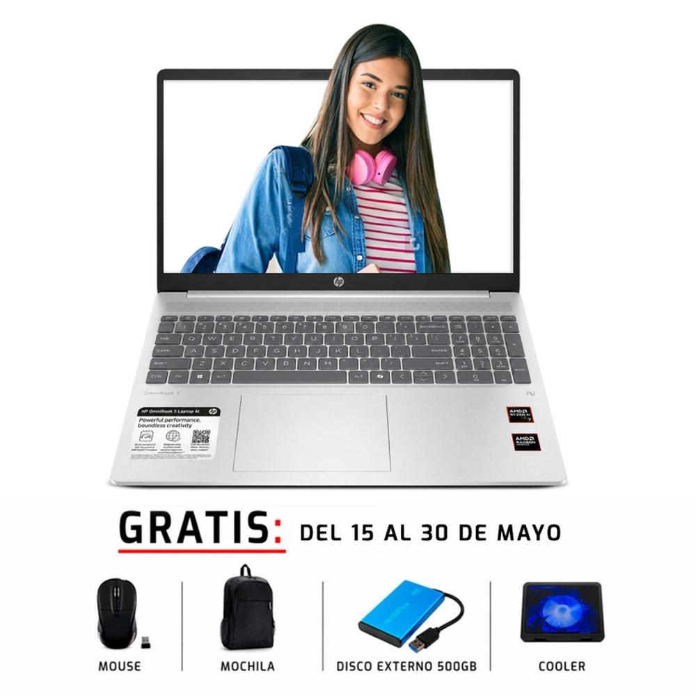 LAPTOPS HP OMNIBOOK 5 16-AG1070WM 16” AMD RYZEN AI 7 350 16GB LPDDR5 1TB