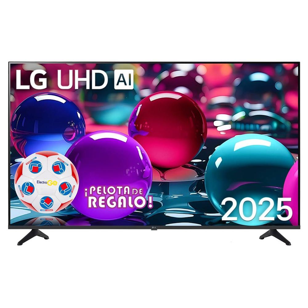 TELEVISOR SMART TV LG 43” 4K UHD CON THINQ AI 43UA7300PSB 2025 + PELOTA DE REGALO