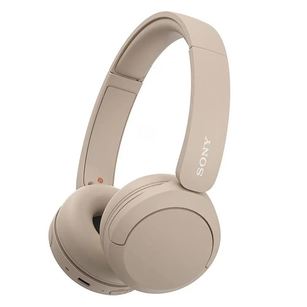 AUDÍFONOS ON EAR CON BLUETOOTH SONY WH-CH520 CREMA