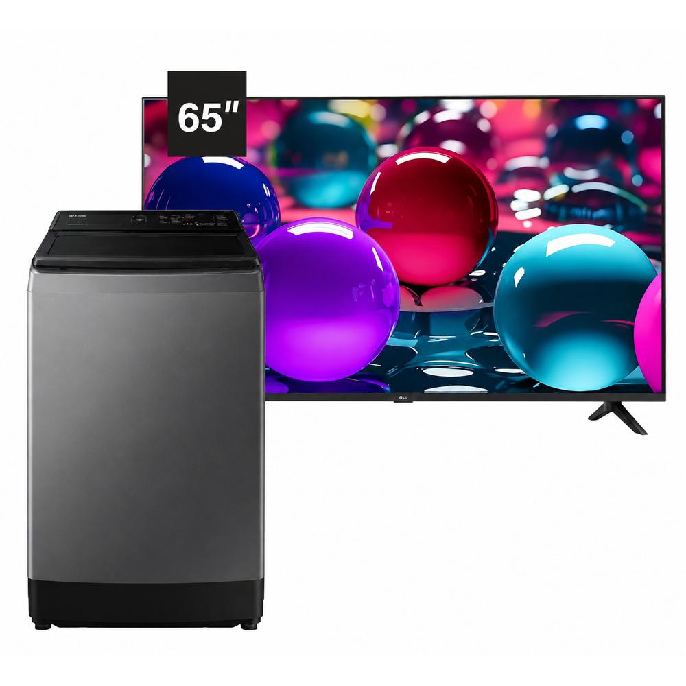 TELEVISOR LG 65'' - 65UA7300PSB + LAVADORA SAMSUNG 13 KG - WA40F13E4CPE