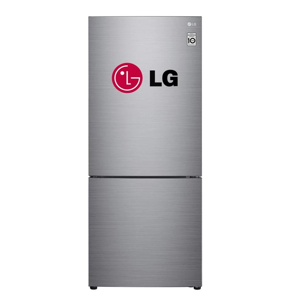 REFRIGERADORA LG BOTTOM FREEZER 408L MULTI AIR FLOW GB41BPP PLATEADO