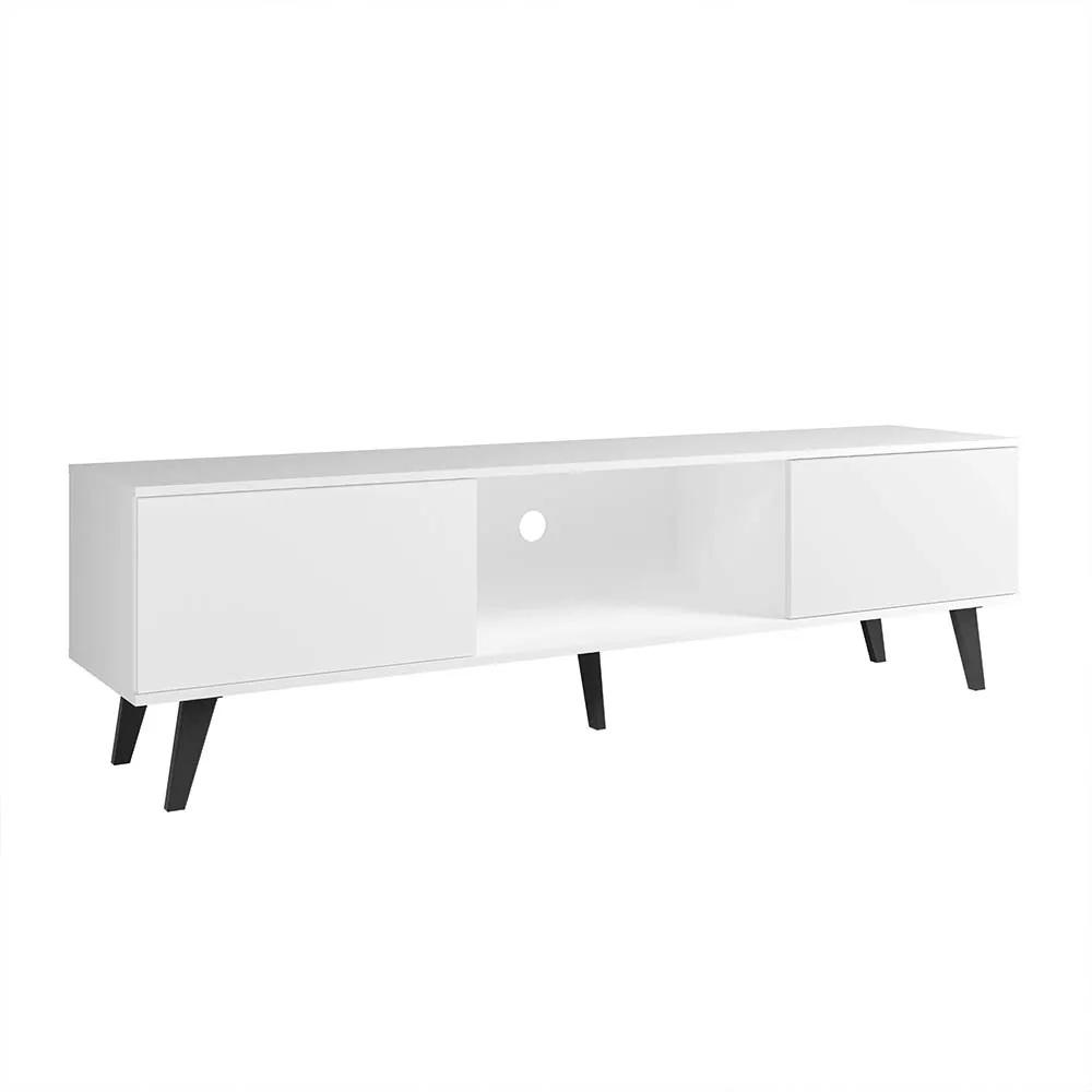 STAND TV MAXIME 50 X 180 X 38 CM BLANCO/NEGRO