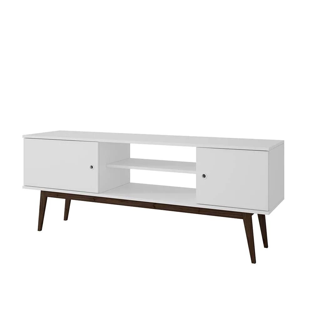 STAND TV ZAID 58.5 X 150 X 38 CM BLANCO/NEGRO