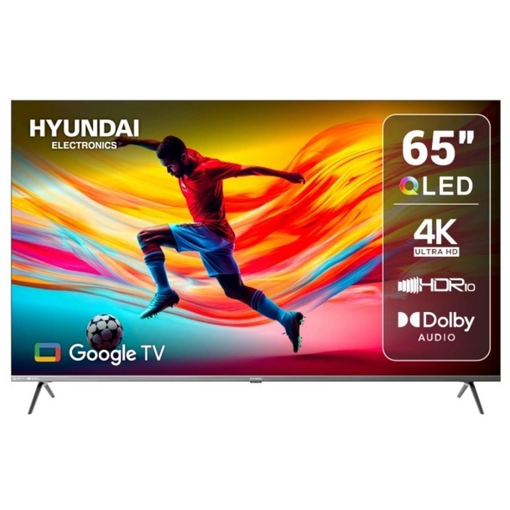 TELEVISOR 65” HYUNDAI QLED GOOGLE TV UHD 4K HYLED6513QG