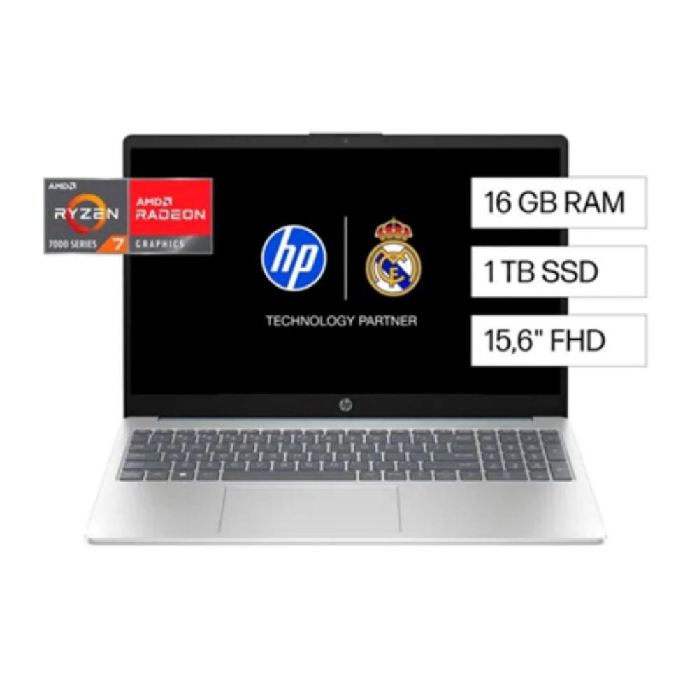 LAPTOP HP 15.6" 15-FC0279LA AMD R7-7730U WIN11 16GB 1TB SSD