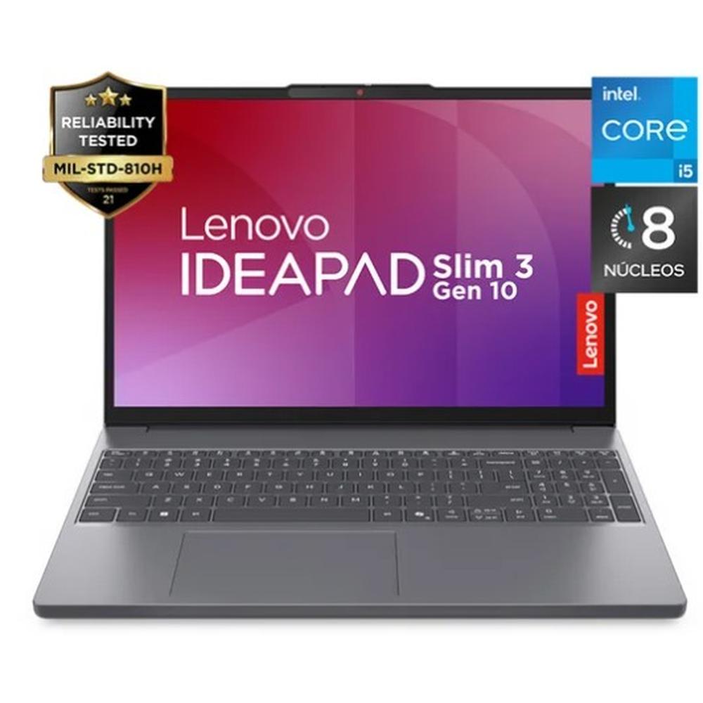 LAPTOP LENOVO IDEAPAD SLIM 3I 15.3", INTEL CORE I5, 24GB RAM, 512GB SSD - 83K100KKLM