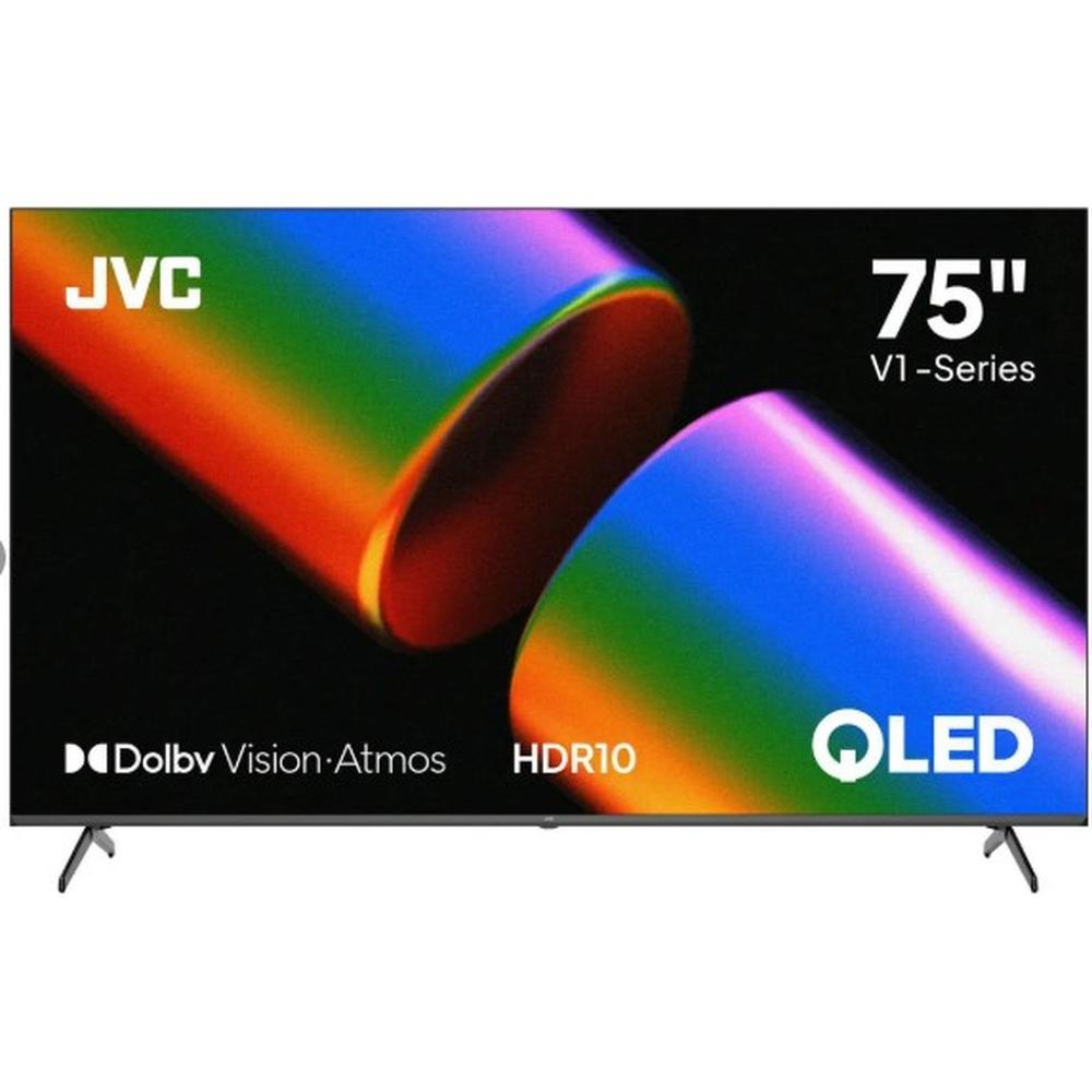 TELEVISOR JVC QLED 75" 4K ULTRA HD GOOGLE TV LT-75KM758 + RACK DE REGALO