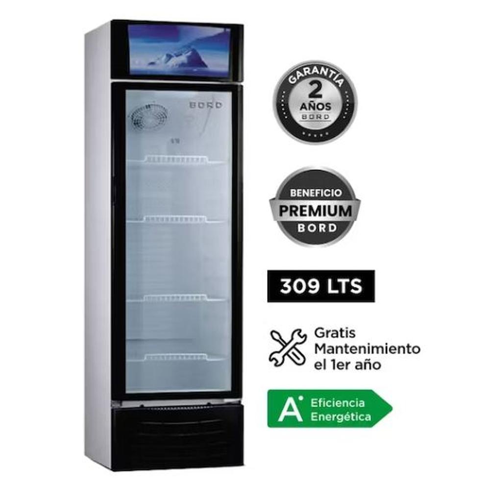 VITRINA EXHIBIDORA BORD EX309-M 309LT NEGRO/GRIS
