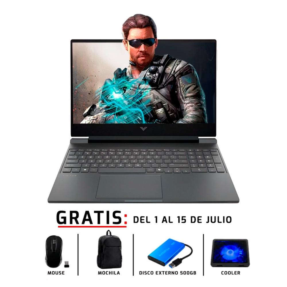 LAPTOPS HP VICTUS 15 FB3018LA 15.6” AMD RYZEN 7 7445HS 16GB DDR5 500GB RTX3050 6GB