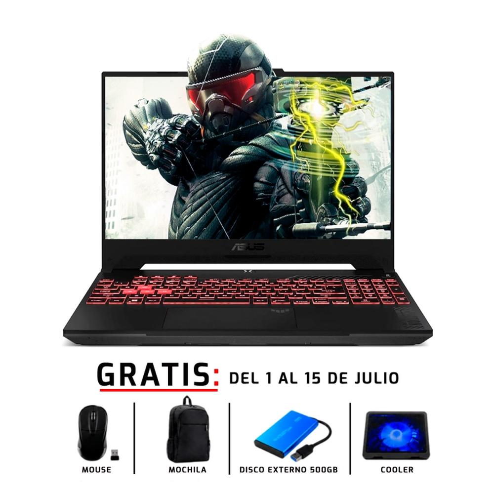 LAPTOPS ASUS TUF FX607VJ-RL016 16" INTEL CORE 5 210H 24GB 500GB RTX3050 6GB