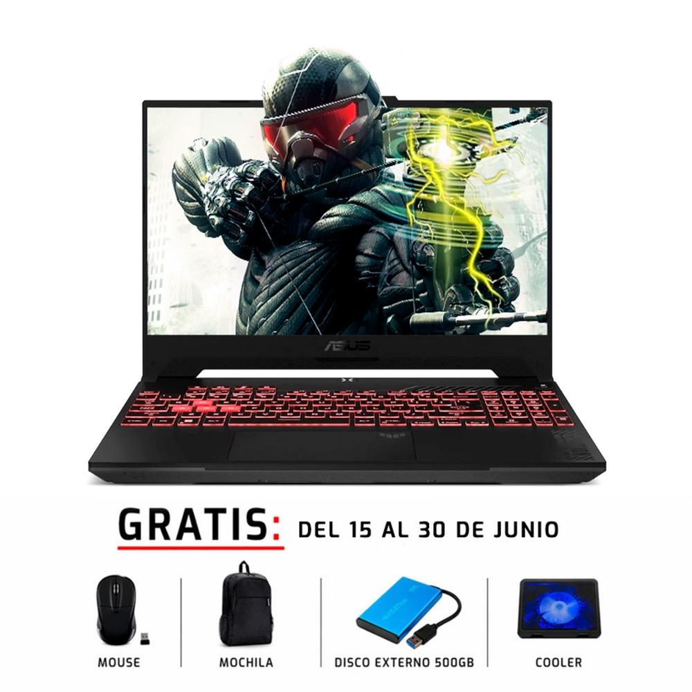 LAPTOPS ASUS TUF FX607VJ-RL016 16" INTEL CORE 5 210H 24GB 500GB RTX3050 6GB