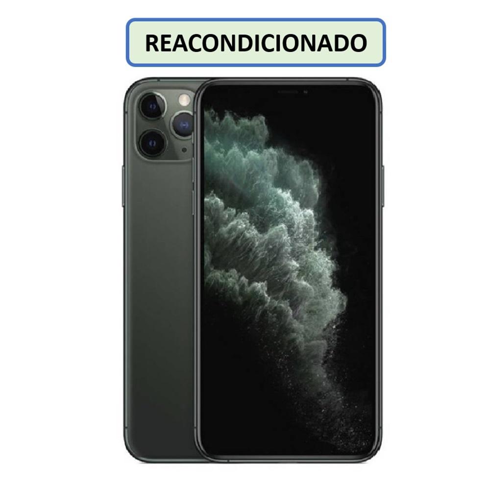 CELULAR IPHONE 11 PRO MAX , SIN FACE ID, BATERÍA 100% 256GB 4GB VERDE (REACONDICIONADO)