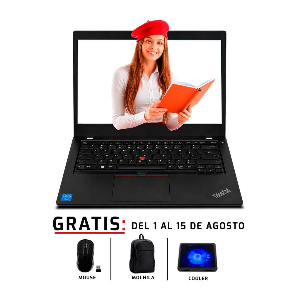 LAPTOPS LENOVO L14 14" CORE I5 10TH SSD 500GB 16GB DDR4-REACONDICIONADA-MIPCLISTA