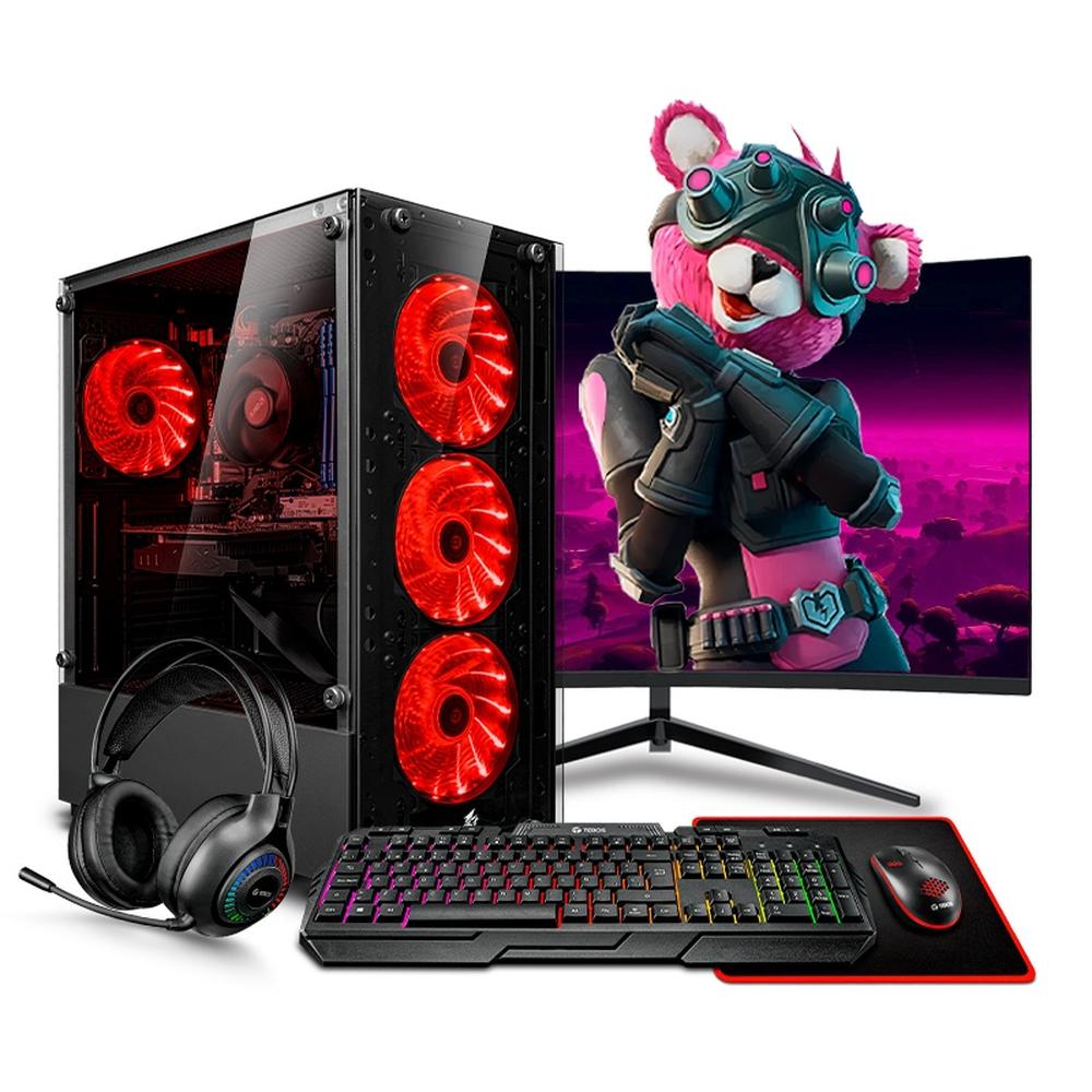 PC GAMER HAKU RED AMD RYZEN 7 5700G SSD 500GB 16GB DDR4 350W