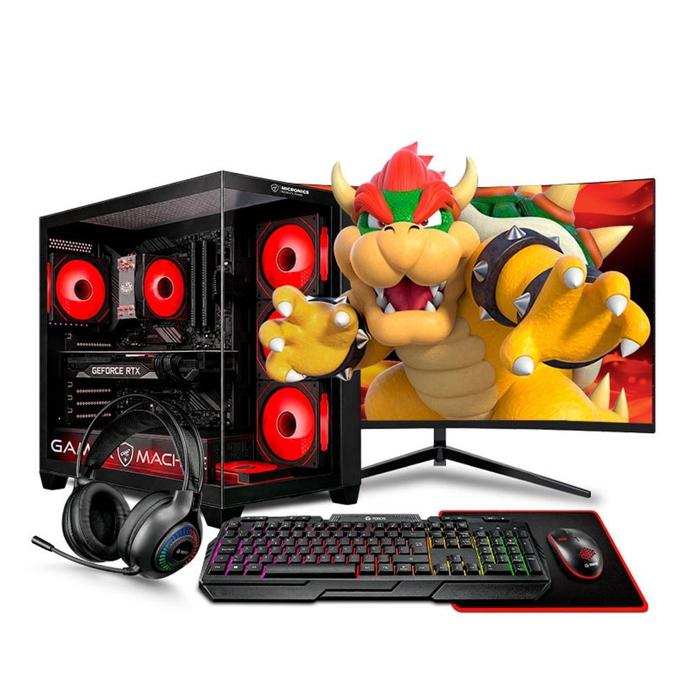 PC GAMER DRACO RED CORE I7 6TH SSD 500GB 16GB DDR4 RTX3050 6GB