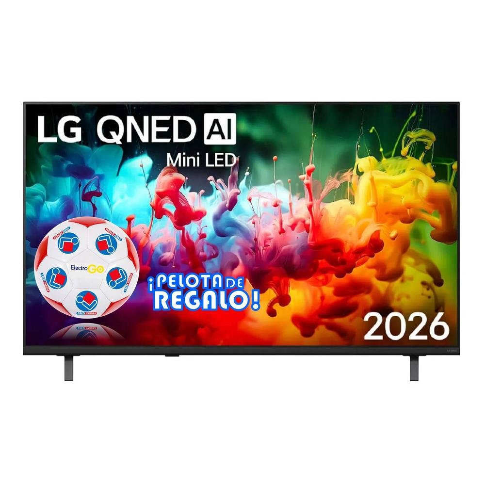 SMART TV LG 50” QNED AI MINI LED 4K UHD 50QNED70BSA 2026 + PELOTA GRATIS