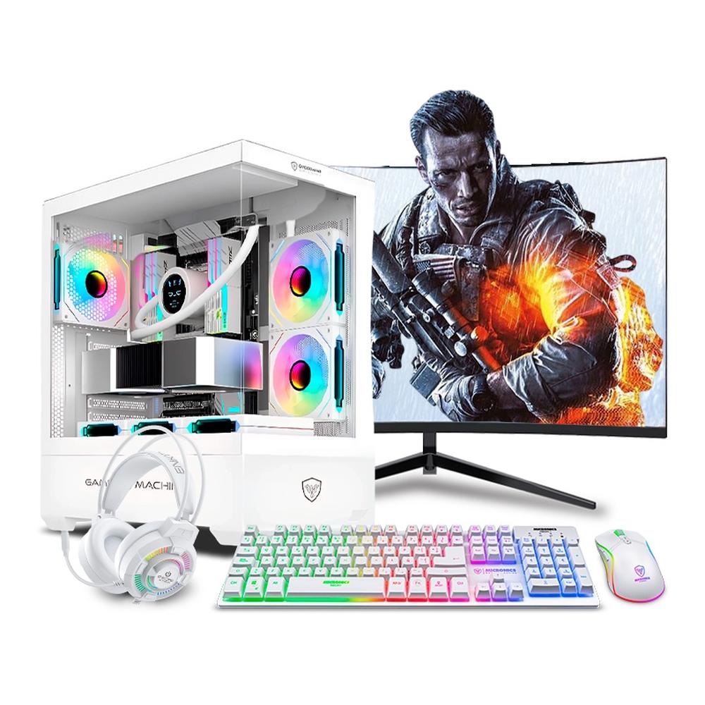 PC GAMER FALKOR WHITE PLUS RYZEN 7 8700F SSD 500GB 16GB DDR5 RTX5060TI 16GB