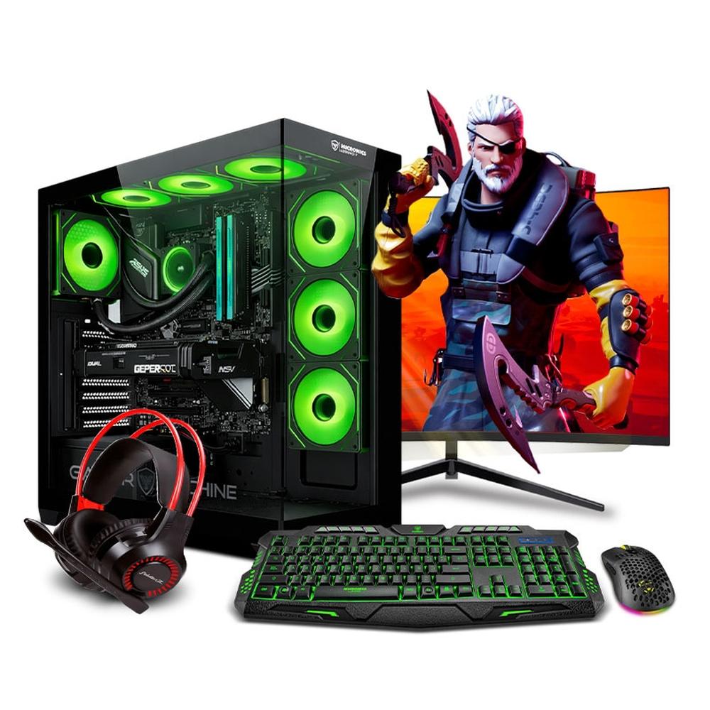 PC GAMER STORM GREEN PLUS RYZEN 7 7700X SSD 500GB 32GB DDR5 RTX5060TI 16GB